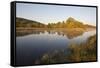 View over the River Spey at Sunrise, Cairngorms National Park, Scotland, UK, May-Peter Cairns-Framed Stretched Canvas