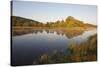 View over the River Spey at Sunrise, Cairngorms National Park, Scotland, UK, May-Peter Cairns-Stretched Canvas