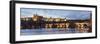 View over the River Vltava to Charles Bridge and the Castle District-Markus Lange-Framed Photographic Print