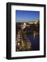 View over the River Vltava to Charles Bridge and the Castle District-Markus Lange-Framed Photographic Print