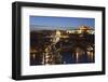 View over the River Vltava to Charles Bridge and the Castle District-Markus Lange-Framed Photographic Print