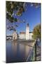 View over the River Vltava to Smetana Museum and Charles Bridge-Markus-Mounted Photographic Print