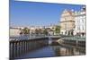 View over the River Vltava to Smetana Museum-Markus Lange-Mounted Photographic Print