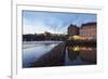View over the River Vltava to Smetana Museum-Markus-Framed Photographic Print