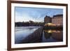 View over the River Vltava to Smetana Museum-Markus-Framed Photographic Print