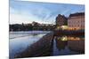 View over the River Vltava to Smetana Museum-Markus-Mounted Photographic Print