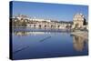 View over the River Vltava to Smetana Museum-Markus-Stretched Canvas