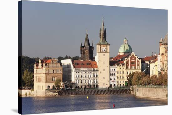 View over the River Vltava to Smetana Museum-Markus-Stretched Canvas