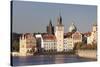 View over the River Vltava to Smetana Museum-Markus-Stretched Canvas