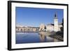 View over the River Vltava to Smetana Museum-Markus-Framed Photographic Print