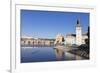 View over the River Vltava to Smetana Museum-Markus-Framed Photographic Print