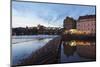 View over the River Vltava to Smetana Museum-Markus-Mounted Photographic Print