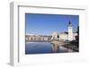 View over the River Vltava to Smetana Museum-Markus-Framed Photographic Print