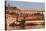 View over the River Vltava to the Castle District with St. Vitus Cathedral and Royal Palace-Markus-Stretched Canvas