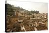 View over the Rooftops in the Albayzin, Granada, Andalucia, Spain, Europe-Yadid Levy-Stretched Canvas