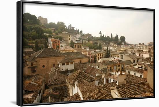 View over the Rooftops in the Albayzin, Granada, Andalucia, Spain, Europe-Yadid Levy-Framed Photographic Print