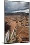 View over the Rooftops of Cuzco from San Blas Neighbourhood, Peru, South America-Yadid Levy-Mounted Photographic Print