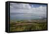 View over the Sea of Galilee (Lake Tiberias), Israel. Middle East-Yadid Levy-Framed Stretched Canvas