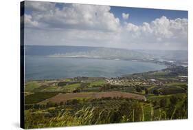 View over the Sea of Galilee (Lake Tiberias), Israel. Middle East-Yadid Levy-Stretched Canvas