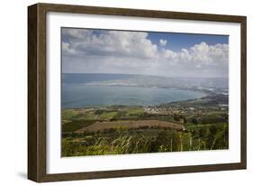 View over the Sea of Galilee (Lake Tiberias), Israel. Middle East-Yadid Levy-Framed Photographic Print