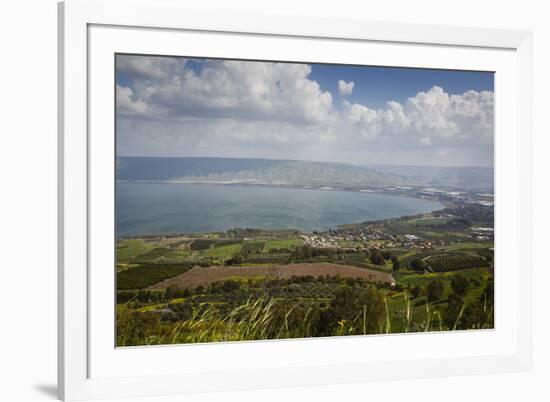 View over the Sea of Galilee (Lake Tiberias), Israel. Middle East-Yadid Levy-Framed Photographic Print