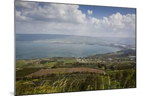 View over the Sea of Galilee (Lake Tiberias), Israel. Middle East-Yadid Levy-Mounted Photographic Print