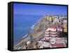 View Over the Seafront and Beach, Fuengirola, Costa Del Sol, Andalucia (Andalusia), Spain, Europe-Gavin Hellier-Framed Stretched Canvas