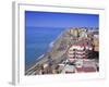 View Over the Seafront and Beach, Fuengirola, Costa Del Sol, Andalucia (Andalusia), Spain, Europe-Gavin Hellier-Framed Photographic Print