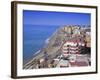 View Over the Seafront and Beach, Fuengirola, Costa Del Sol, Andalucia (Andalusia), Spain, Europe-Gavin Hellier-Framed Photographic Print