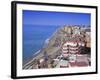 View Over the Seafront and Beach, Fuengirola, Costa Del Sol, Andalucia (Andalusia), Spain, Europe-Gavin Hellier-Framed Photographic Print