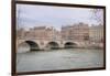 View Over The Seine-Cora Niele-Framed Giclee Print