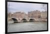 View Over The Seine-Cora Niele-Framed Giclee Print