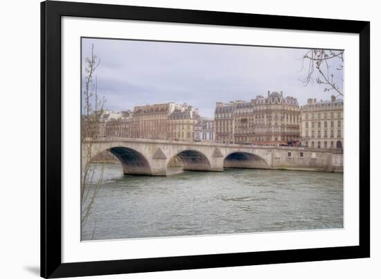 View Over The Seine-Cora Niele-Framed Giclee Print