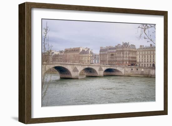 View Over The Seine-Cora Niele-Framed Giclee Print