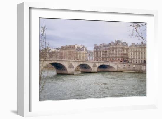 View Over The Seine-Cora Niele-Framed Giclee Print