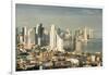 View over the skyline of Panama City from El Ancon, Panama, Central America-Michael Runkel-Framed Photographic Print