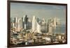 View over the skyline of Panama City from El Ancon, Panama, Central America-Michael Runkel-Framed Photographic Print