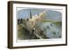 View over the St Lawrence River from the Citadel of Quebec, Canada, C1875-null-Framed Giclee Print