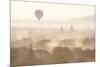 View over the Temples of Bagan Swathed in Early Morning Mist-Lee Frost-Mounted Photographic Print