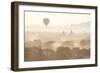 View Over the Temples of Bagan-Lee Frost-Framed Giclee Print