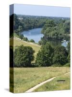 View Over the Thames From Richmond Hill, Richmond, Surrey, England, Uk-null-Stretched Canvas