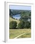 View Over the Thames From Richmond Hill, Richmond, Surrey, England, Uk-null-Framed Photographic Print