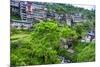 View over the Town of Banaue, Northern Luzon, Philippines, Southeast Asia, Asia-Michael Runkel-Mounted Photographic Print