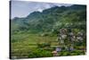View over the Town of Banaue, Northern Luzon, Philippines-Michael Runkel-Stretched Canvas