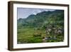 View over the Town of Banaue, Northern Luzon, Philippines-Michael Runkel-Framed Photographic Print