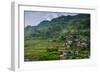 View over the Town of Banaue, Northern Luzon, Philippines-Michael Runkel-Framed Photographic Print