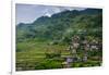 View over the Town of Banaue, Northern Luzon, Philippines-Michael Runkel-Framed Photographic Print