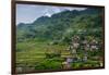 View over the Town of Banaue, Northern Luzon, Philippines-Michael Runkel-Framed Photographic Print