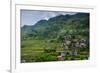 View over the Town of Banaue, Northern Luzon, Philippines-Michael Runkel-Framed Photographic Print