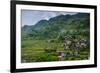 View over the Town of Banaue, Northern Luzon, Philippines-Michael Runkel-Framed Photographic Print